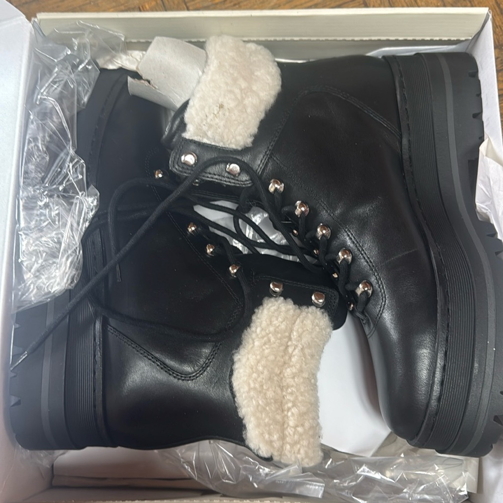 Marc Fisher Pierson Leather Boots 10